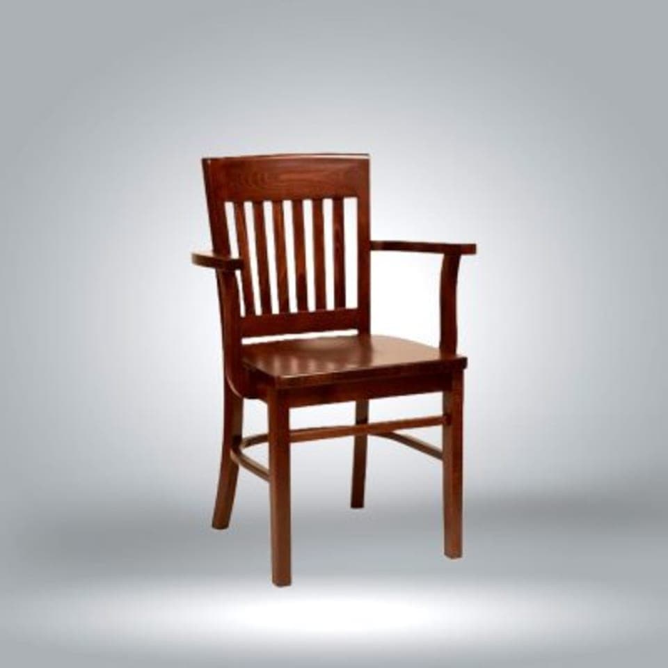 Classic Solid Wood Armchair